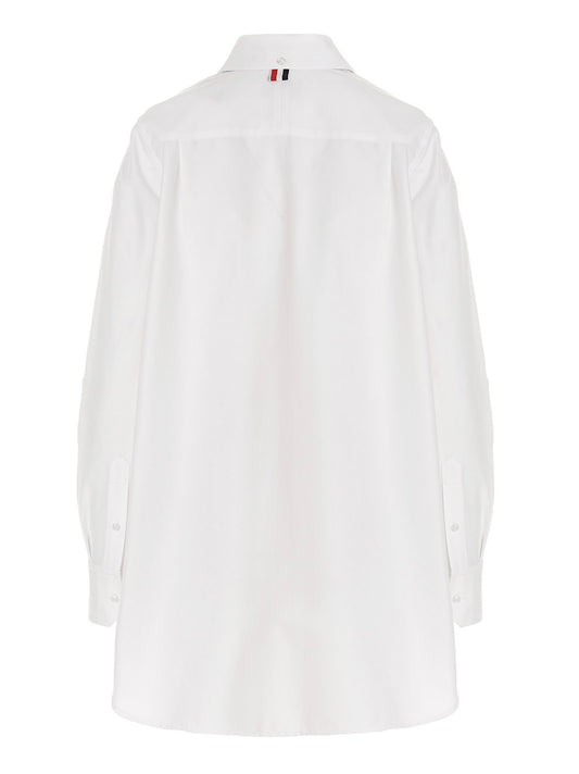 Thom Browne White Cotton Blouse
