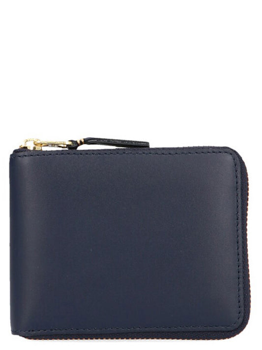Comme Des Garçons Blue Calfskin Wallet