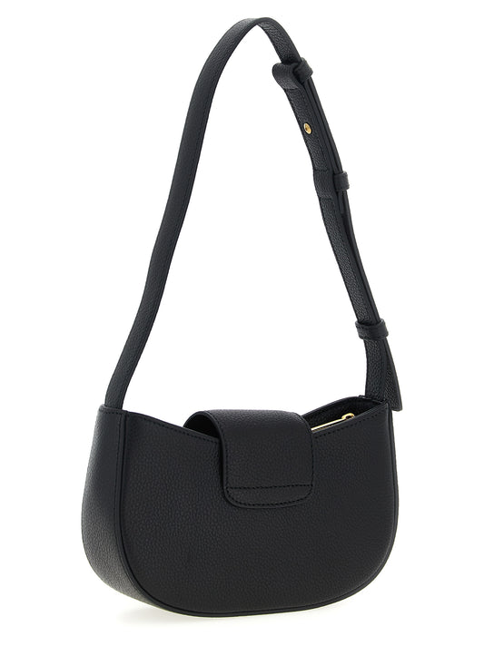 Ferragamo Black Calfskin Shoulder Bag