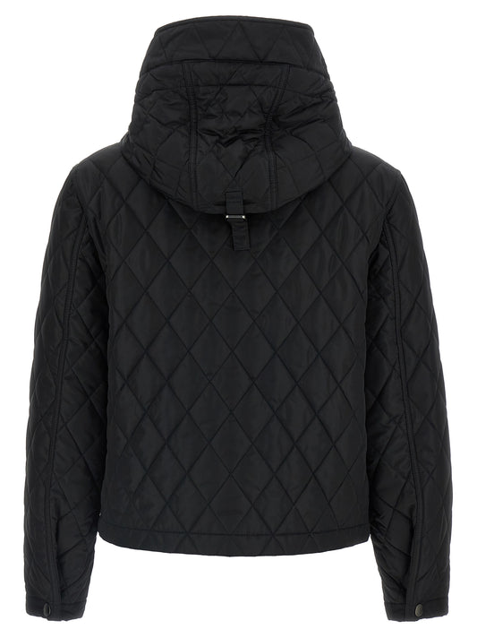 Burberry Black Polyamide Full-Length Jacket
