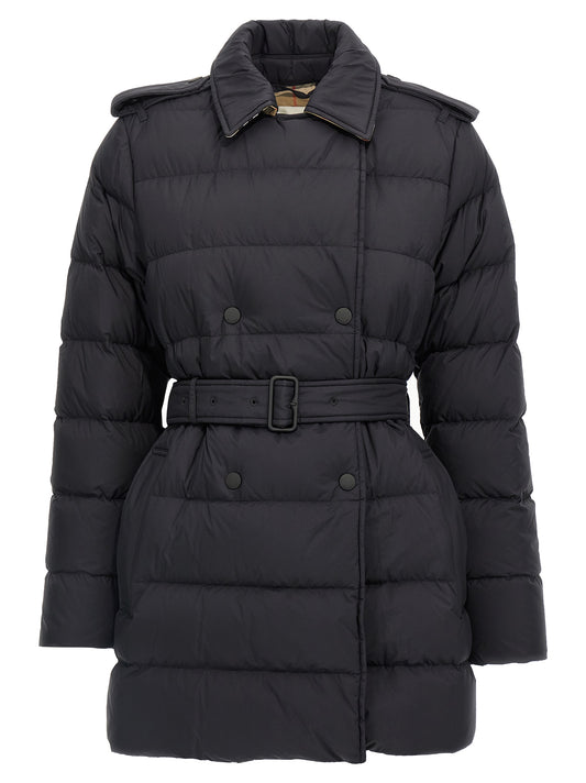 Burberry Black Polyamide Coat