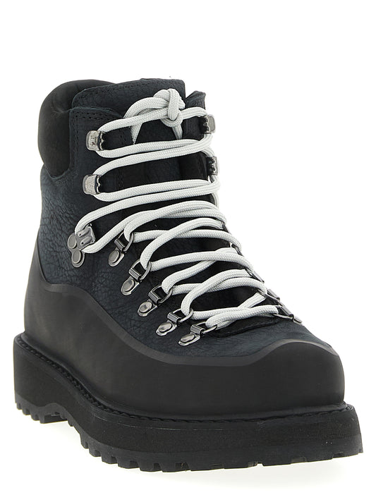 Diemme Black Cowhide Ankle Boots