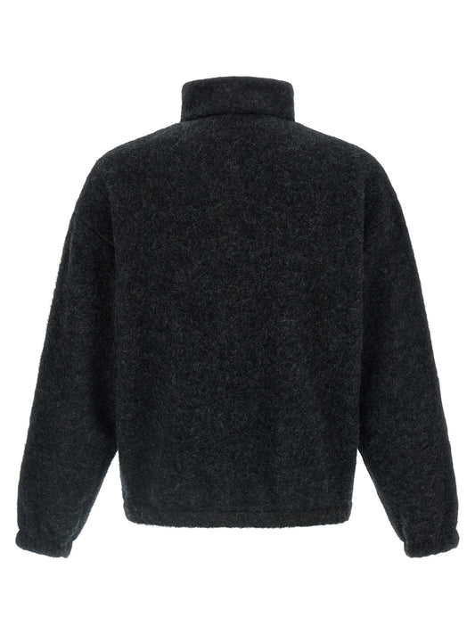 Jil Sander Gray Wool Sweatshirt