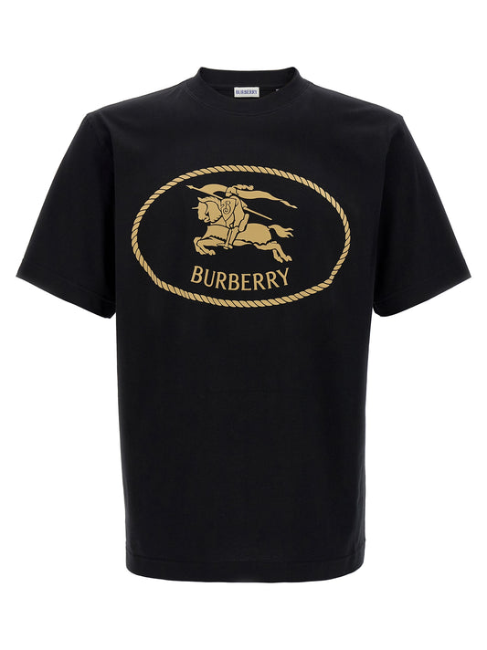 Burberry Black Cotton T-Shirt