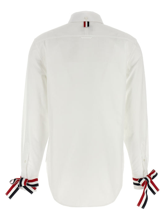 Thom Browne White Cotton Blouse