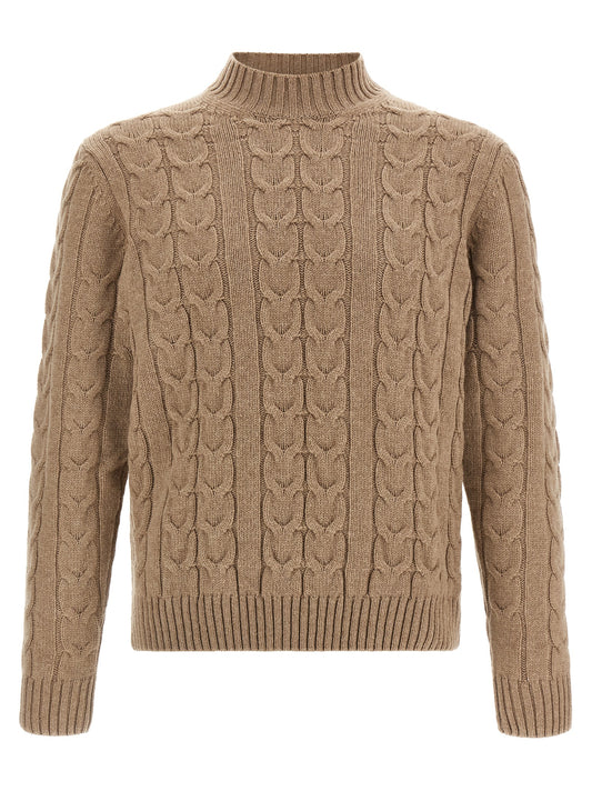 ZANONE Beige Virgin Wool Cardigan