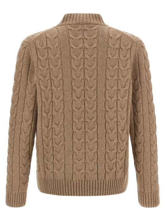 ZANONE Beige Virgin Wool Cardigan
