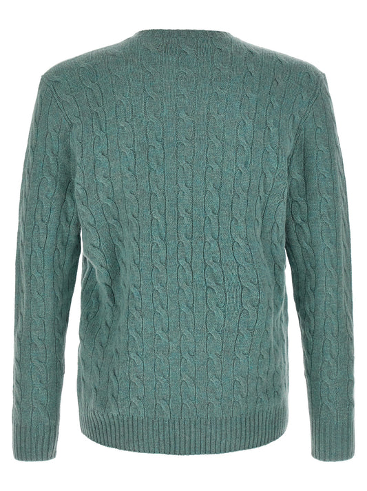 Polo Ralph Lauren Bicolor Wool Cardigan