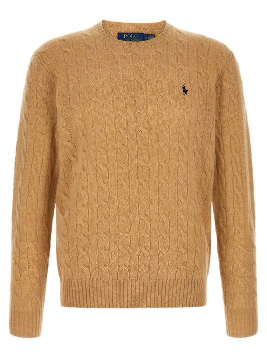 Polo Ralph Lauren Beige Wool Cardigan