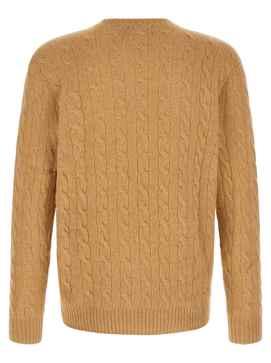 Polo Ralph Lauren Beige Wool Cardigan