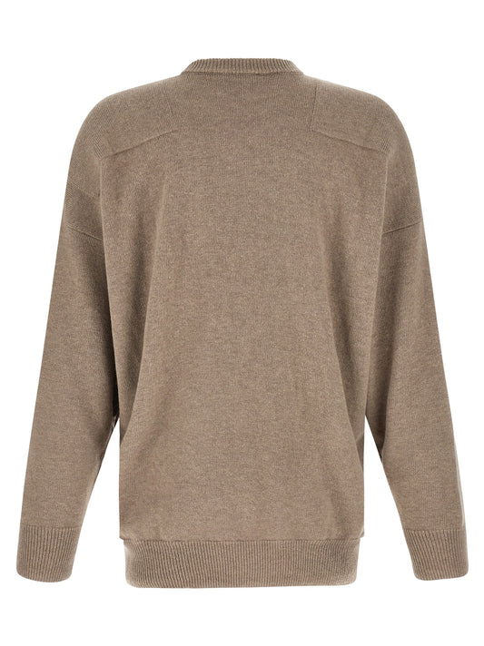 Jil Sander Beige Wool Cardigan