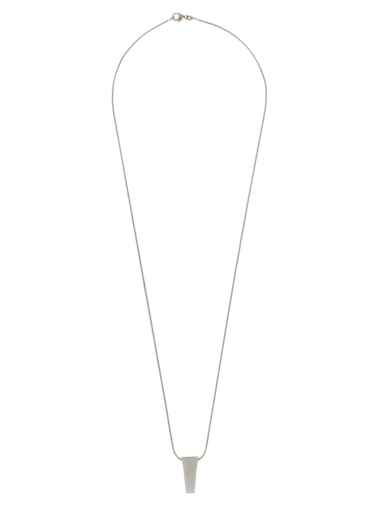 Rick Owens Silver Brass Necklace