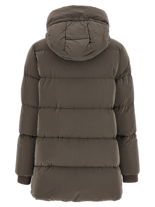 MooRER Brown Wool Full-Length Jacket