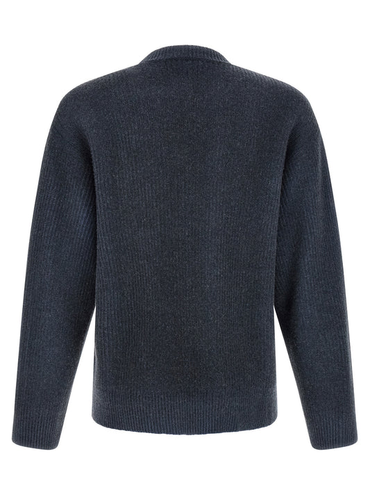 Diesel Blue Wool Cardigan