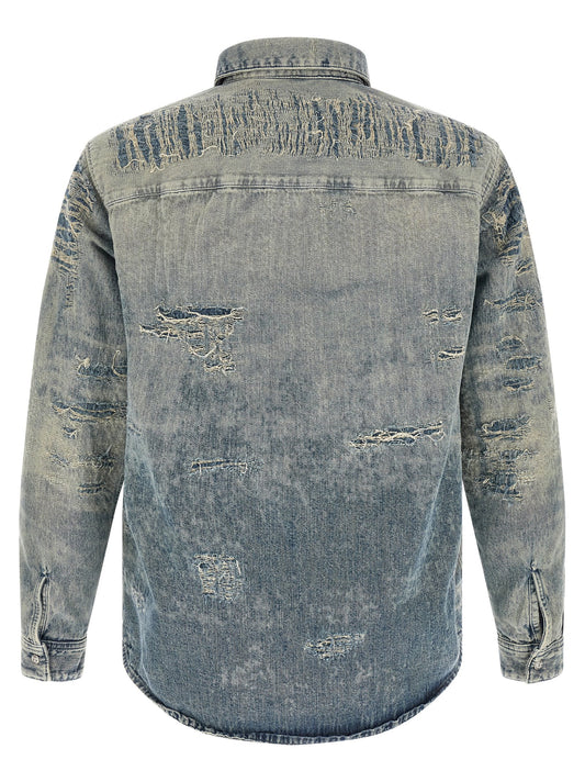 Diesel Blue Cotton Blouse
