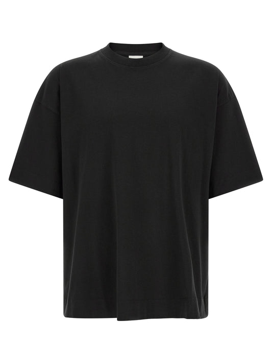 Dries Van Noten Black Cotton T-Shirt
