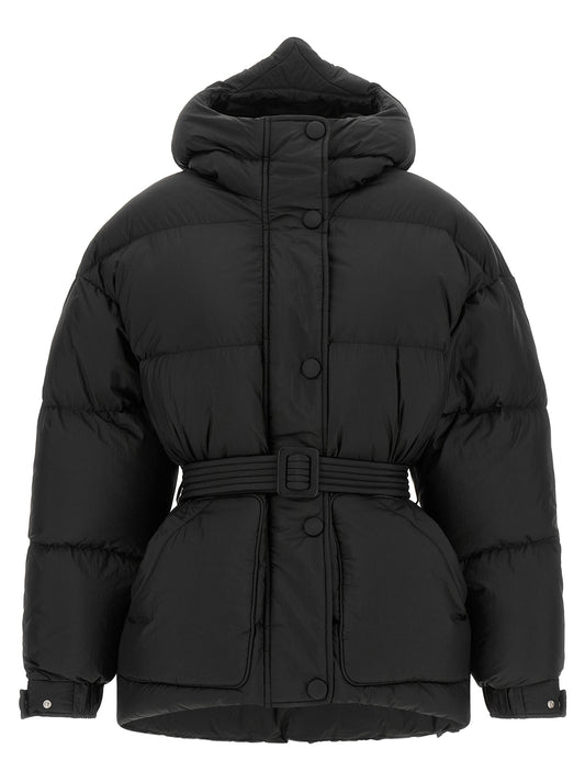 IENKI IENKI Black Nylon Full-Length Jacket