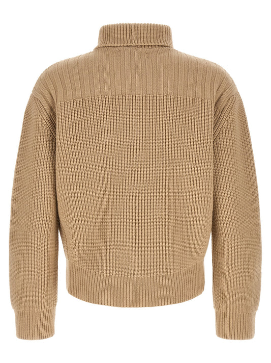 Dries Van Noten Beige Wool Cardigan