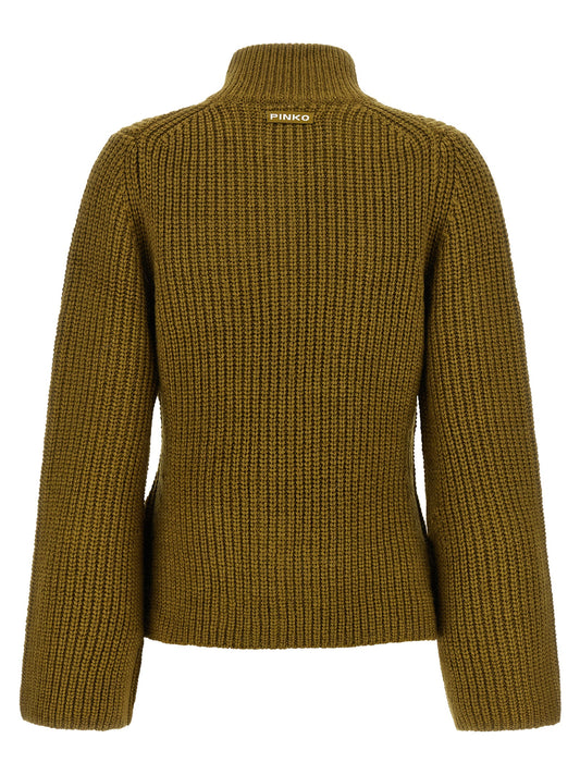 PINKO Bicolor Polyester Cardigan