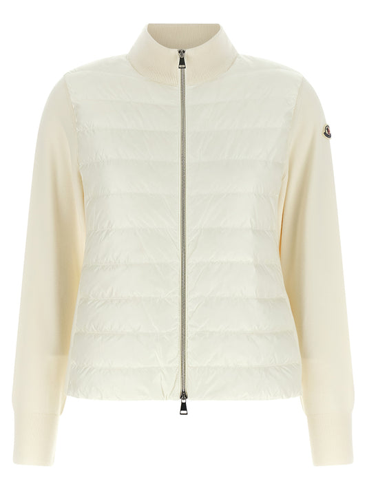 Moncler White Polyamide Cardigan