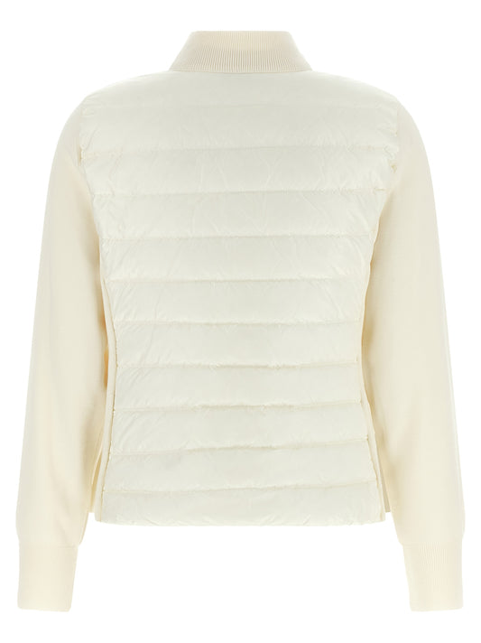 Moncler White Polyamide Cardigan