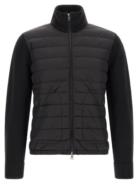 Moncler Black Polyamide Cardigan