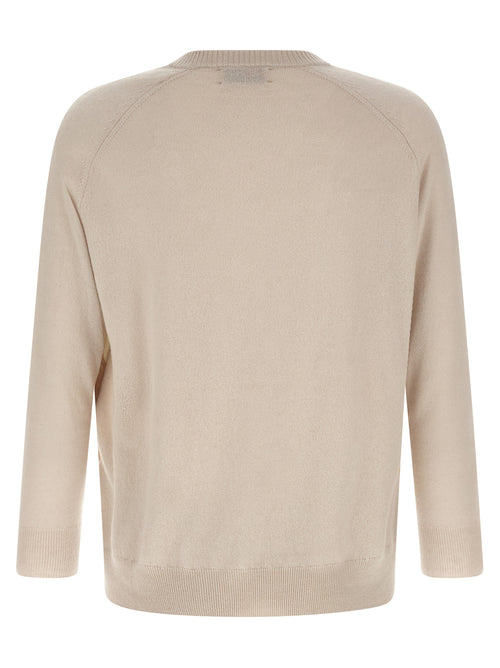 Ballantyne Beige Cashmere Cardigan
