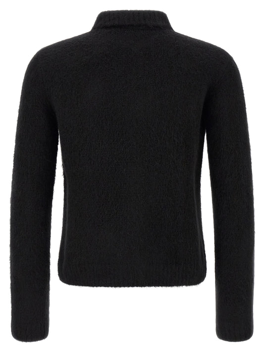 Dries Van Noten Black Wool Cardigan