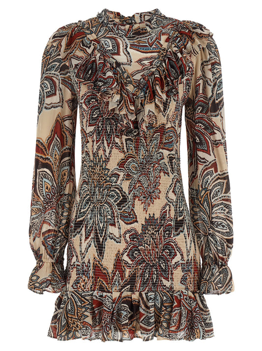 FARM RIO Multicolor Viscose Short Dress