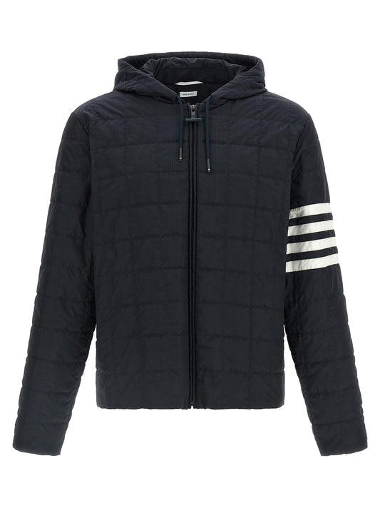 Thom Browne Blue Polyamide Shell Jacket