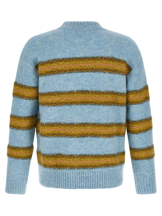 Dries Van Noten Blue Wool Cardigan