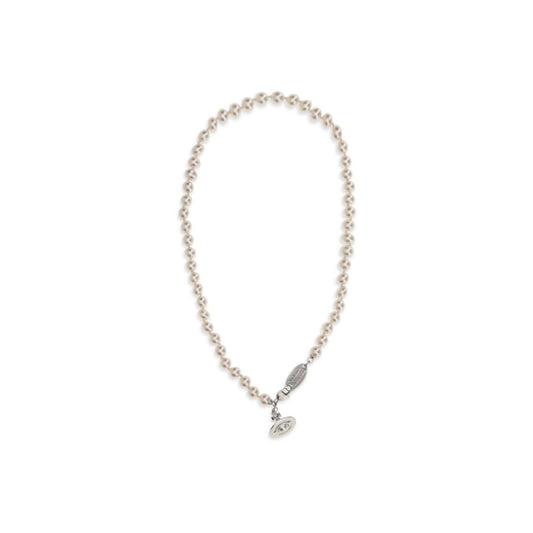 Vivienne Westwood Beige Brass Necklace
