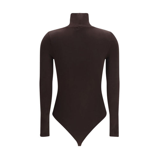 Wolford Brown Cotton Bodysuit