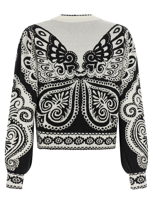 FARM RIO Bicolor Polyester Cardigan