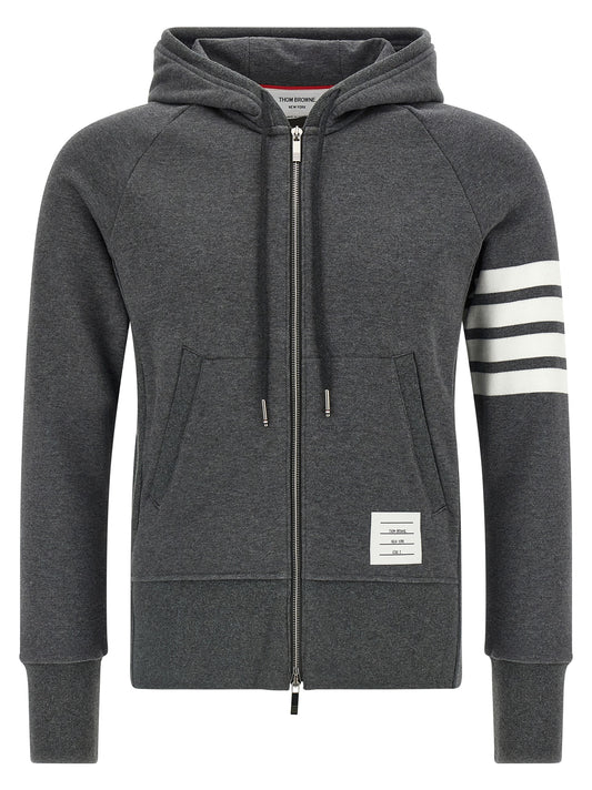 Thom Browne Gray Cotton Sweatshirt
