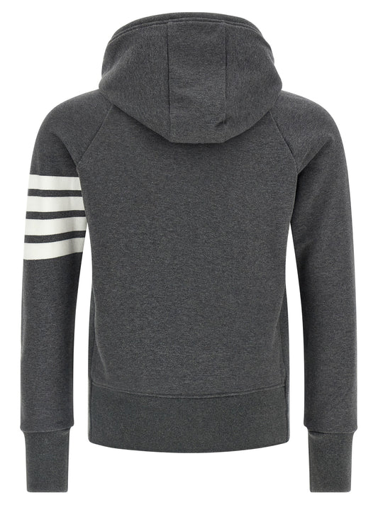 Thom Browne Gray Cotton Sweatshirt