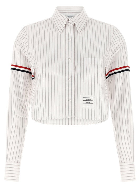 Thom Browne White Cotton Blouse