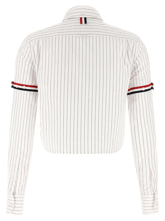 Thom Browne White Cotton Blouse