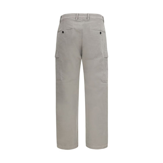 C.P. Company Gray Cotton Cargo Pants
