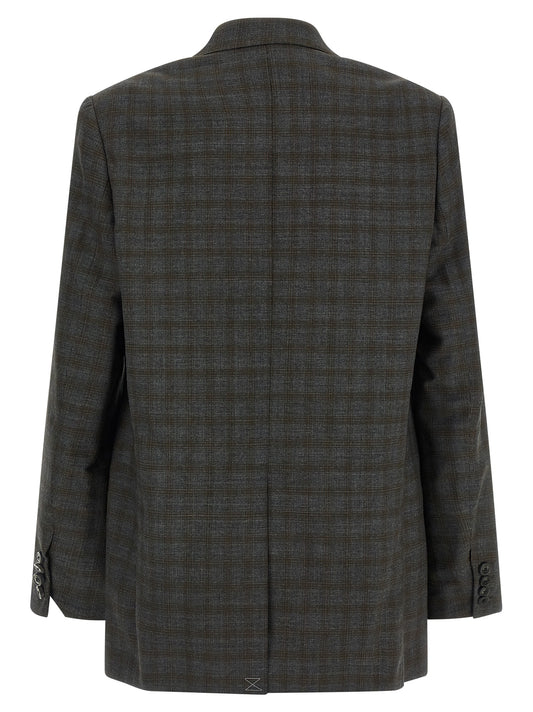 Dries Van Noten Gray Wool Blazer