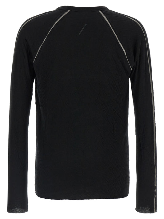 Thom Krom Black Cotton T-Shirt