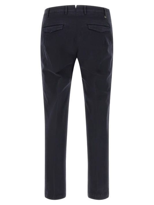 PT Torino Blue Cotton Casual Pants