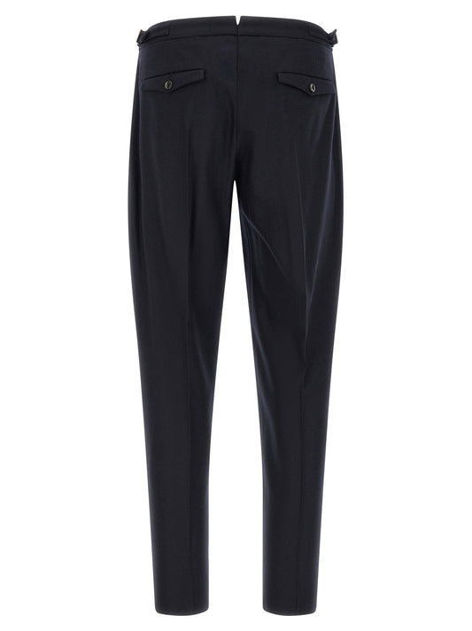 PT Torino Black Virgin Wool Dress Pants