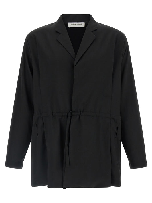 Kiko Kostadinov Black Virgin Wool Blazer