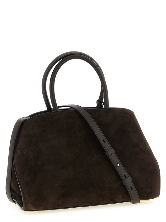 Ferragamo Brown Goatskin Handbag