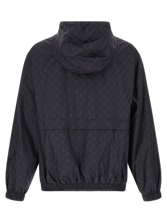 Gucci Black Polyamide Shell Jacket