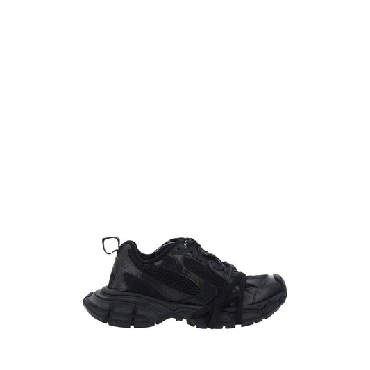 Balenciaga Black Polyurethane Chunky Sneakers