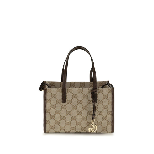 Gucci Beige Cotton Shoulder Bag