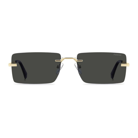 Polaroid Black Metal Sunglasses