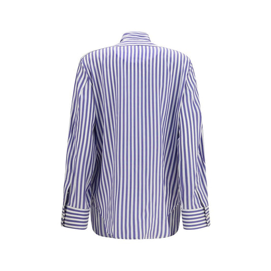 Givenchy Blue Silk Blouse